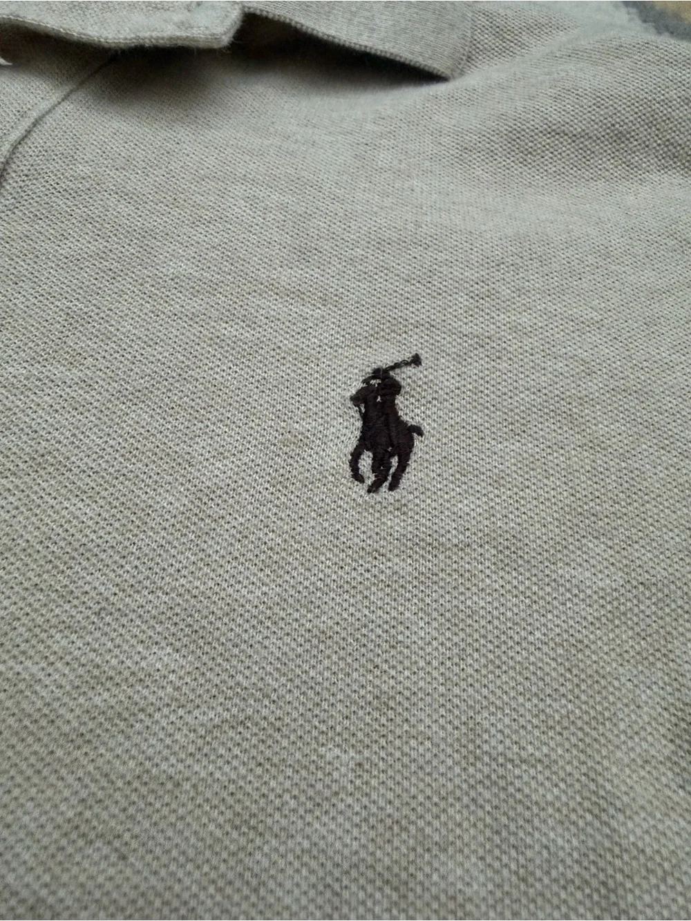 Polo by Ralph Lauren Beige Slim Fit Polo